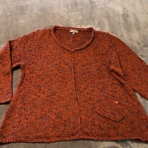 Habitat Women's Rust V-Neck Sweater